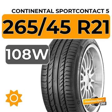 Continental SportContact 5 SUV 265/45 R21 108W XL