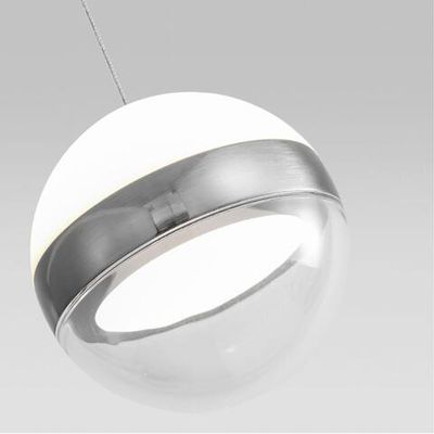 5037/9L L-VISION ODL24 511 никель/прозрачн/молочный/металл/акрил Подвес LED 9W 4000K 480лм RONI