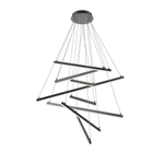 Подвесная светодиодная люстра Maytoni Line MOD016PL-L96BK