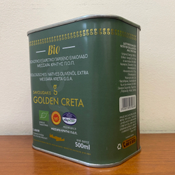Оливковое масло EXTRA VIRGIN OLIVE OIL BIO PDO MESSARA "GOLDEN CRETA 500мл, ж/б, Греция