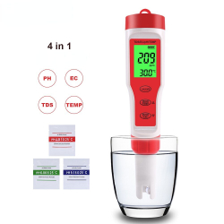 Тестер качества воды многофункциональный 4 в 1 / PH метр