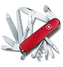 Нож Victorinox Deluxe Tinker, 91 мм, 17 функций, красный