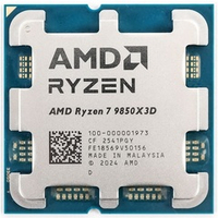 Процессор AMD Ryzen 7 9850X3D Granite Ridge, AM5, 8C/16T, 4.7-5.6Ghz, L3 96Mb, 120W, OEM (100-000001973)