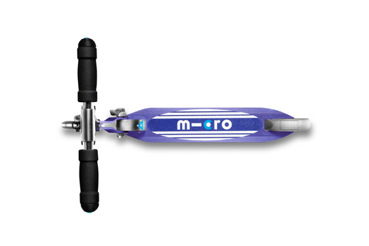 Самокат Micro Sprite LED Синие полоски