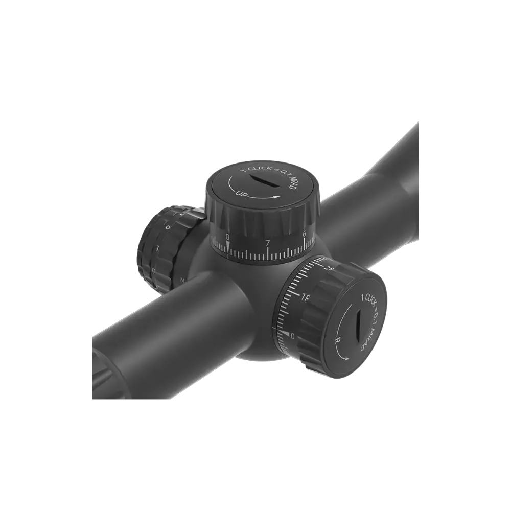 Оптический прицел Vector Optics Tauron 4-24x50 FFP, сетка MPX1 Mil, 30мм, тактические барабаны, азотозаполненный, подсветка красным (SCFF-65)