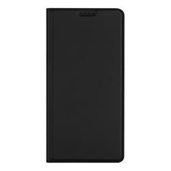 Чехол книжка из кожи черного цвета для Google Pixel 11, серия Skin Pro Series от Dux Ducis