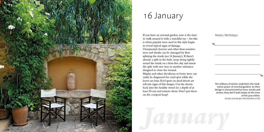 A Year in the Garden. 365 Inspirational Gardens and Garden Tips