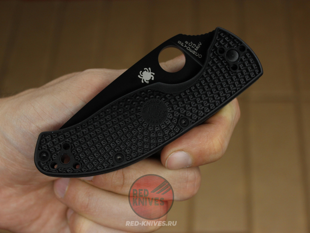 Нож Spyderco Tenacious LTW - черн. рук., черный клинок RK-416