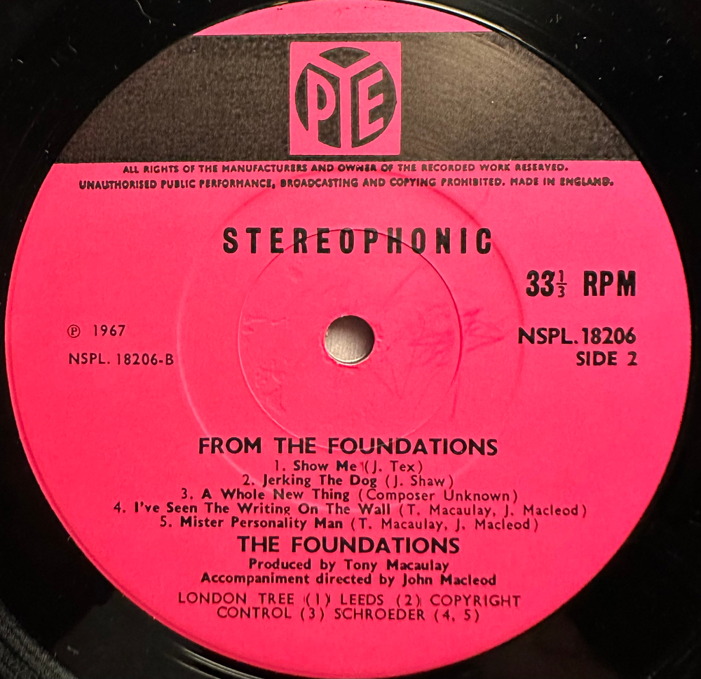 The Foundations - From The Foundations (Англия 1967г.)