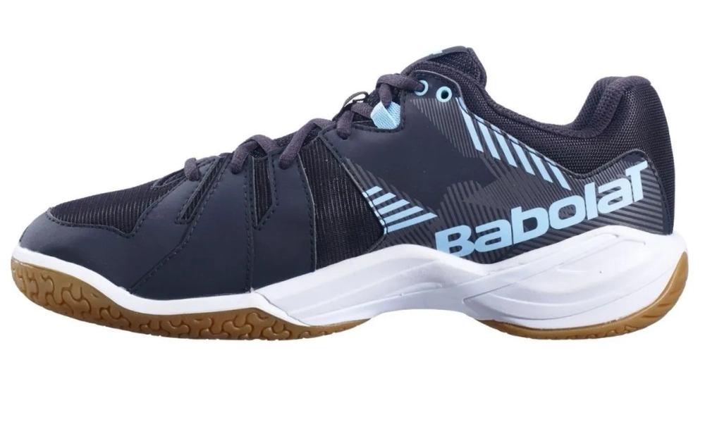 Мужские кроссовки для сквоша/бадминтона Babolat Shadow Spirit Men - black/light blue