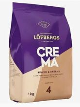 Кофе в зернах Lofbergs Crema 1 кг x 2 шт
