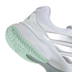 Женские Кроссовки теннисные Adidas GameCourt 3 W - cloud white/silver metallic/ice blue