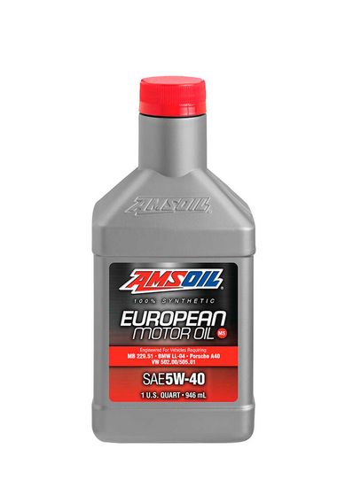 AMSOIL 100% Synthetic European Motor Oil MS SAE 5W-40 (0,946л) действующая упаковка