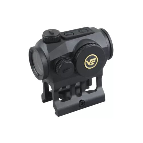 Коллиматорный прицел Vector Optics Scrapper 1x22 Solar Power Multi Reticles (закрытый, 2 MOA, метка точка красная, picatinny/weaver, IP67, в комплекте 2 кронштейна)