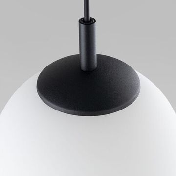Подвесной светильник со стеклянным плафоном 1*Е27 5669 чёрный Esme TK Lighting