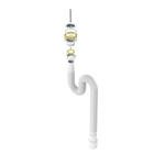 Гофросифон 1 1/4"*40/50 удлиненный F213-АК САНДЕСАНТ (1200мм)