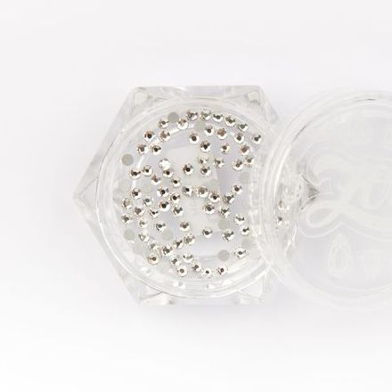 Zoo nail Стразы стеклянные прозрачные SS4 (1,5мм), 100шт