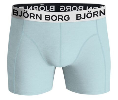 Мужские спортивные боксеры Björn Borg Cotton Stretch Boxer 3P - white/print/mint