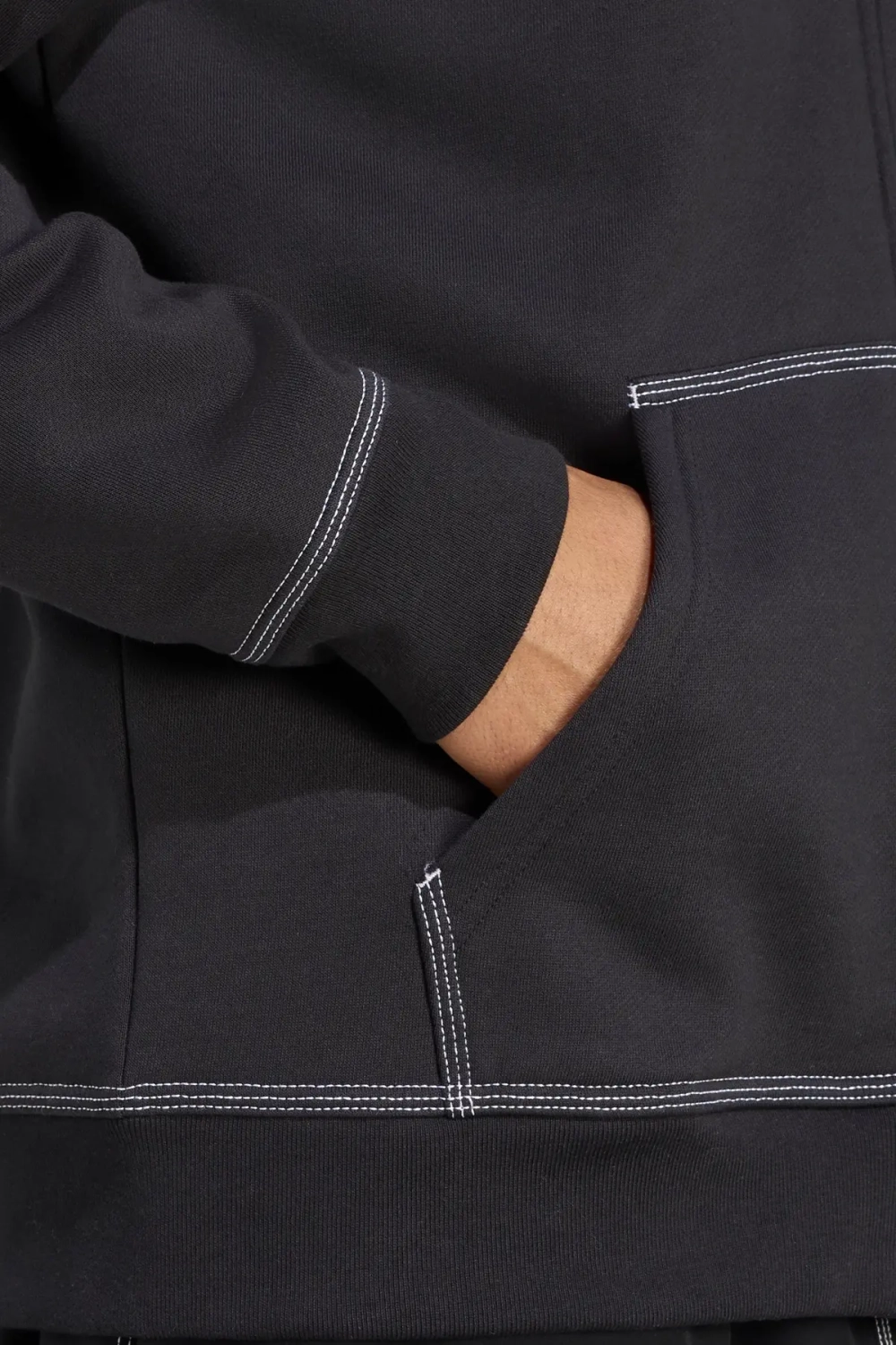 Кофта adidas Trefoil Essentials Full-Zip - черный