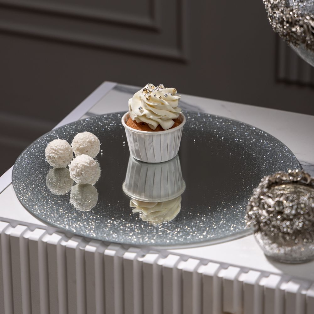БЛЮДО СЕРВИРОВОЧНОЕ "SILVER MIRROR" 30 СМ
