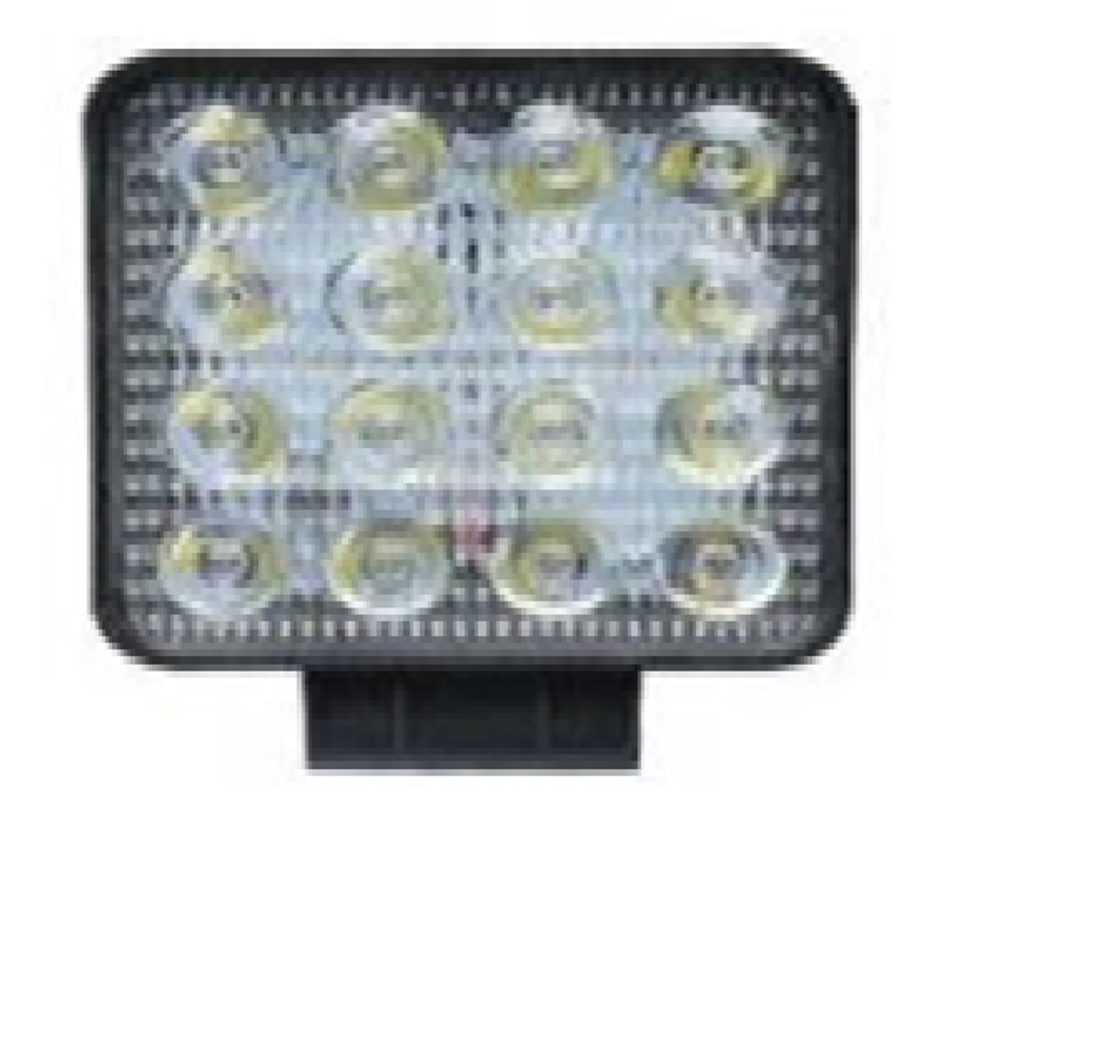Прожектор LED -квадрат 48W (105*105*20) 16SMD направл свет(SPOT) (пара) GQ0001K-20мм WHITE