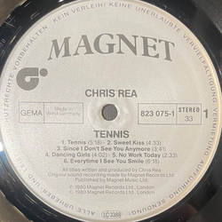 Виниловая пластинка Chris Rea ‎– Tennis LP