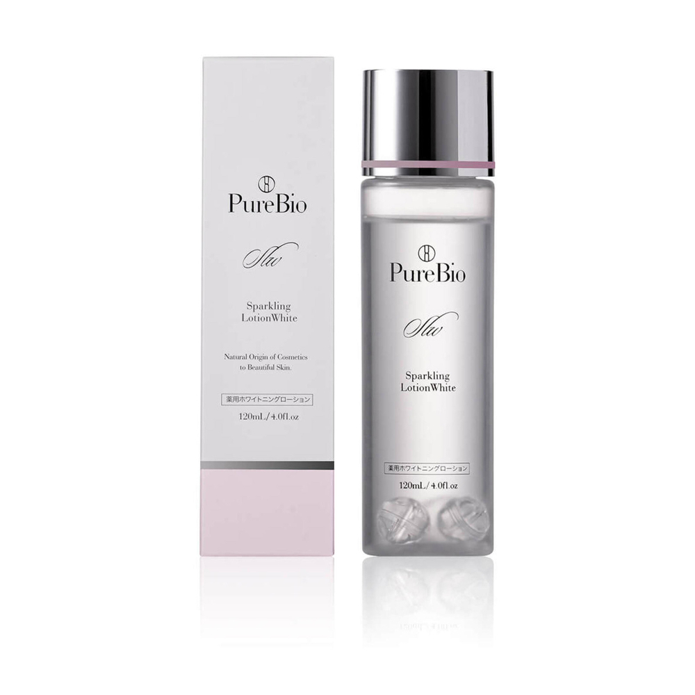 PureBio Лосьон, выравнивающий цвет кожи лица, Пьюэ Био-Sparkling Lotion White, 120 мл