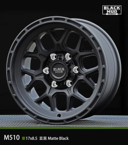 Диск колёсный литой BLACK MUD M510C R17 8,5 ET0 Black matte