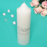 Свеча «Classic» 6*20см цвет белый ZD-113