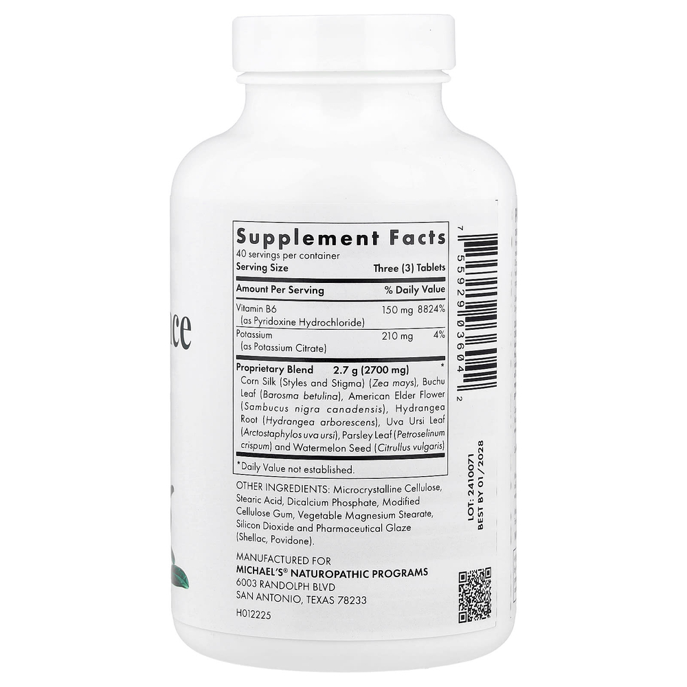 Michael's Health, Water Balance Factors™, 120 вегетарианских таблеток