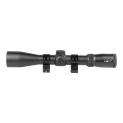 Прицел оптический BRITE WA3X 3-9X42 IR - вид сбоку с монтажными кольцами