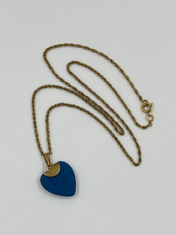 Кулон в виде сердца Wedgwood синий