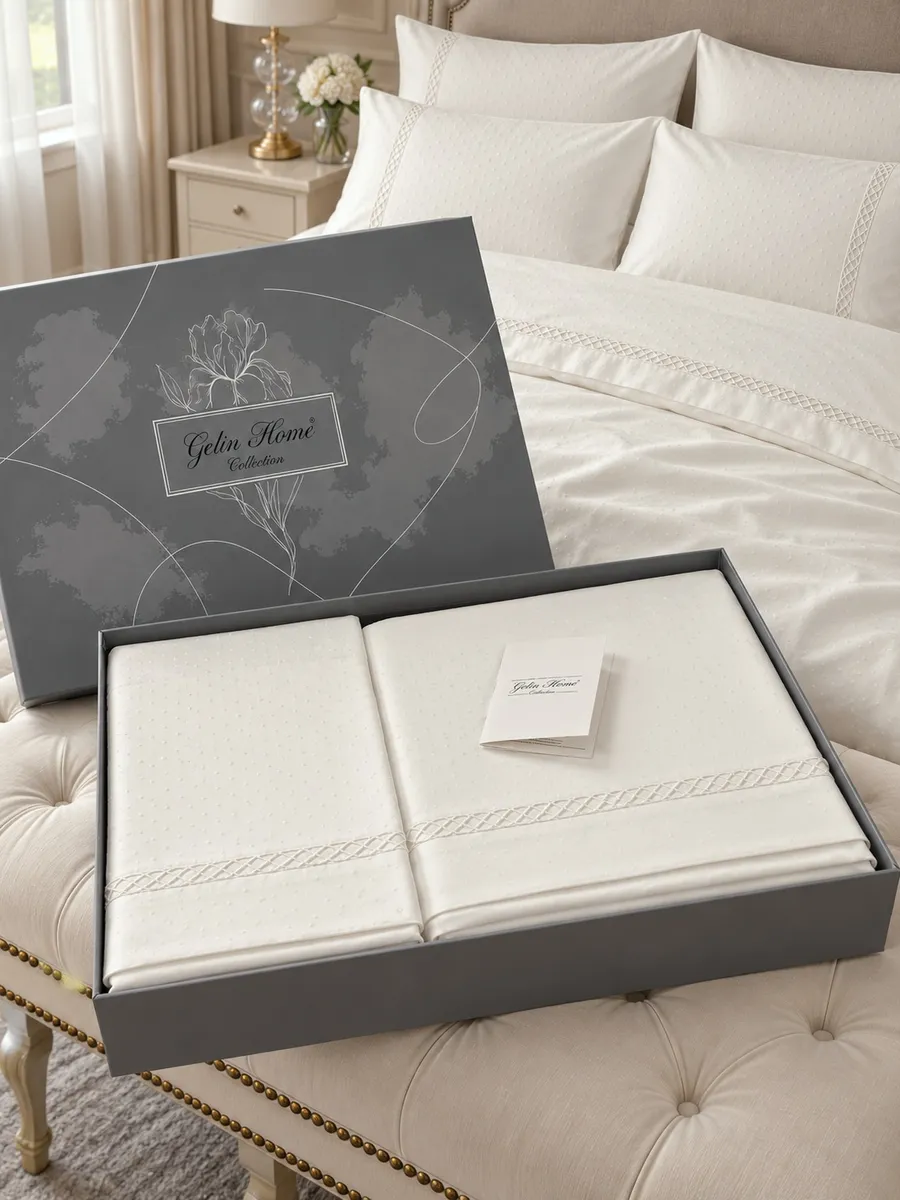 Gelin Home КПБ 6 пр. MYKONOS кремовый цвет пододеяльник 200*220, простынь 240*260, наволочки 50*70 2шт, декоративные наволочки 50*70 2шт GLNN204 — фото 3