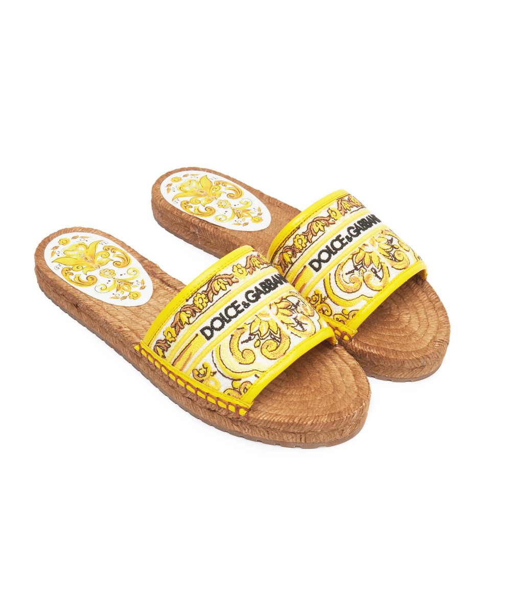 Шлепанцы Dolce & Gabbana - желтый(CE0148 AV804)