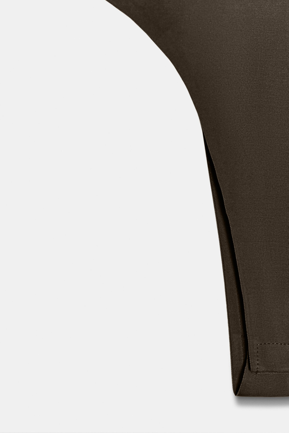 ZARA БОДИ С ГОРЛОВИНОЙ ХАЛТЕР, ТЕМНО-КОРИЧНЕВЫЙ