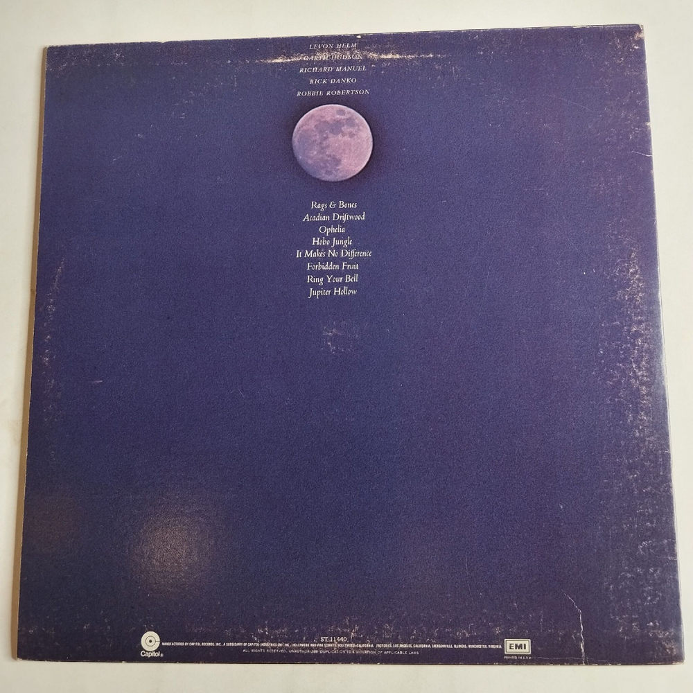 Винтажная виниловая пластинка LP The Band Northern Lights Southern Cross (USA 1975)