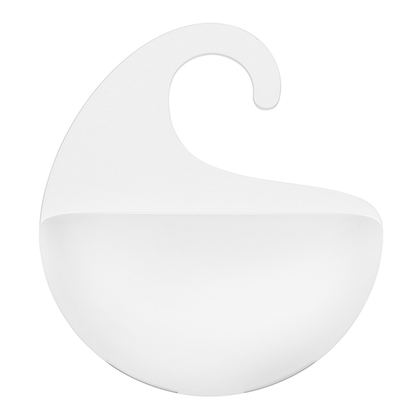 Органайзер для ванной Koziol Surf Organic молочный 15см