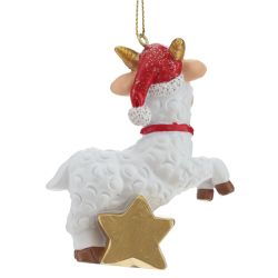 GAEM Фигурка декоративная подвесная "Овечка", 2в., L7 W3 H8