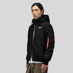 Бомбер Alpha Industries MA-1 Hooded Regular Fit Black (Черный)