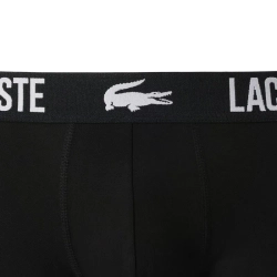 Мужские спортивные боксеры Lacoste Stretch Cotton Trunks 3P - black
