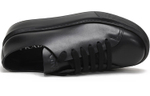 PRADA Cow Leather Low top Stylish Skateboarding Shoes Men"s Black