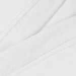 Халат велюровый Luscan размер 58 (4XL) белый
