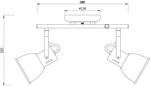 Потолочный светильник Arte Lamp JOVI A1677PL-2GY