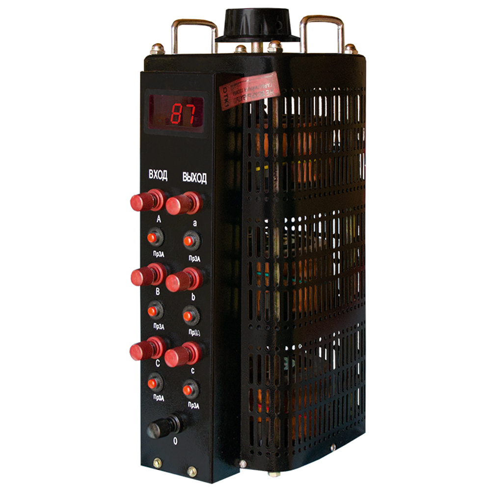 ЛАТР Энергия Black Series 3Ф TSGC2- 6кВА 6А (0-300V) цифр.