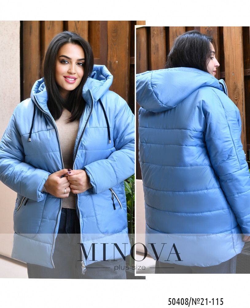 Куртка 21-115-голубой Minova Куртка 21-115-голубой Minova