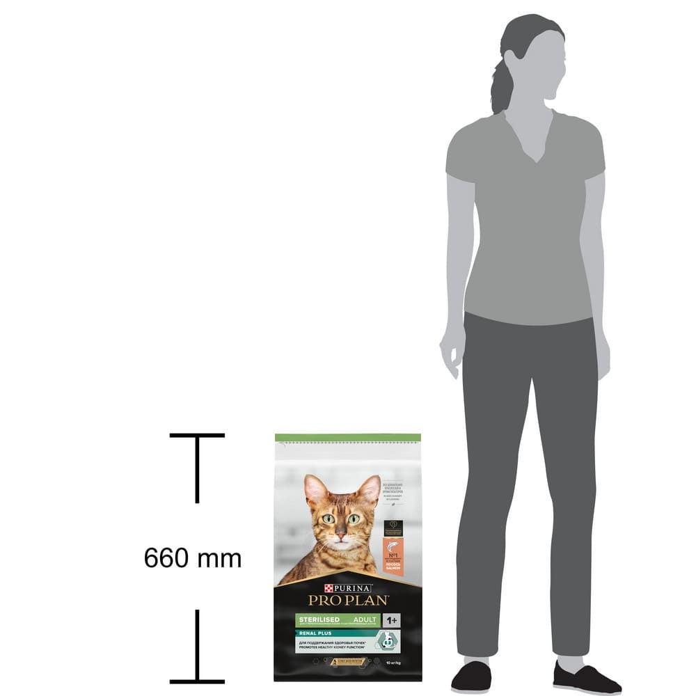 Корм сухой Лосось, для стерилизованных кошек Pro Plan Cat Adult Sterilised, РАЗВЕСНОЙ