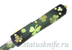 Нож Microtech Ultratech 121-2SPDS Green Lucky Cloverфотография - 3