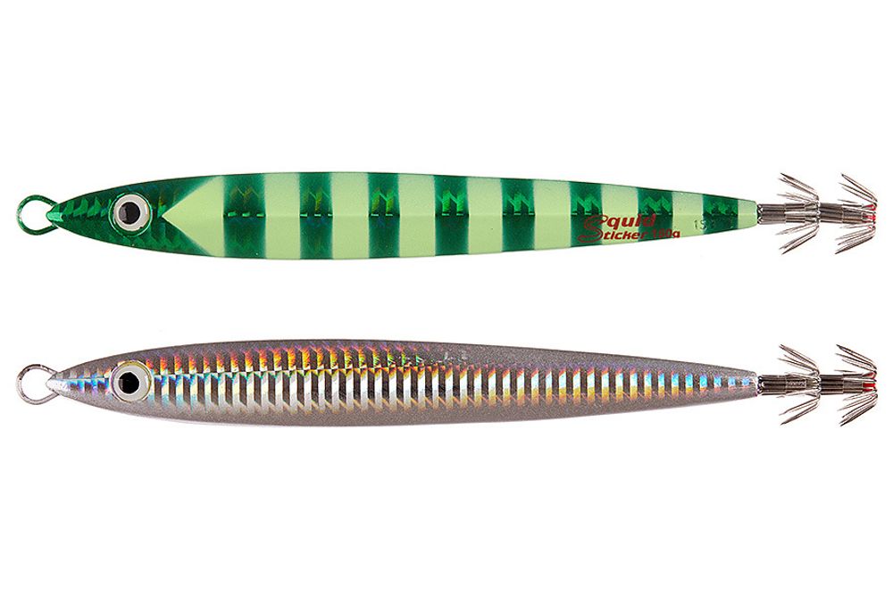 Кальмарница ASARI Squid Sticker 150гр #05 Green-Lumo