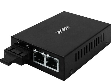 Ethernet-FX-MM Преобразователь Ethernet 10/100 Мбит/с в оптику. Многомодовое волокно до 2 км. Для обмена данными используются два волокна.