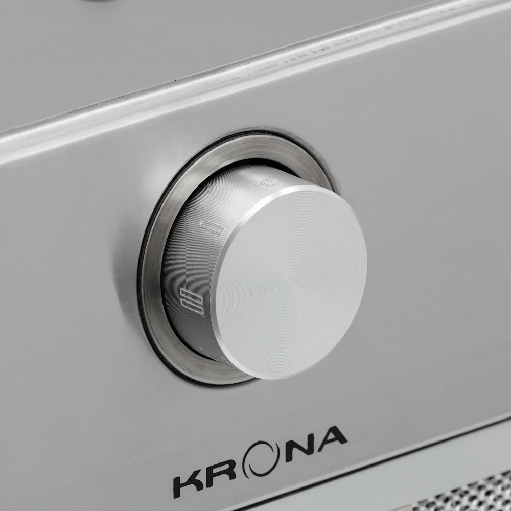 Встраиваемая вытяжка Krona SVEN 600 INOX ONE KNOB